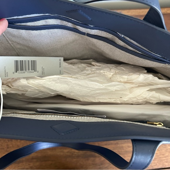 Anne Klein Julia East/West Large Calf Hair and LEATHER Tote - Picture 11 of 13